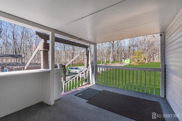 view of patio / terrace featuring a porch