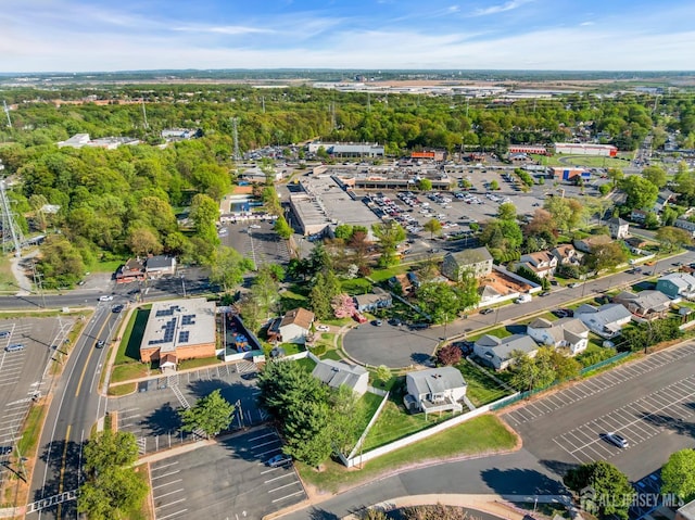 aerial view of property's location