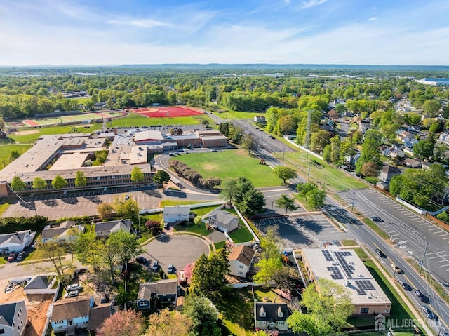 drone / aerial view