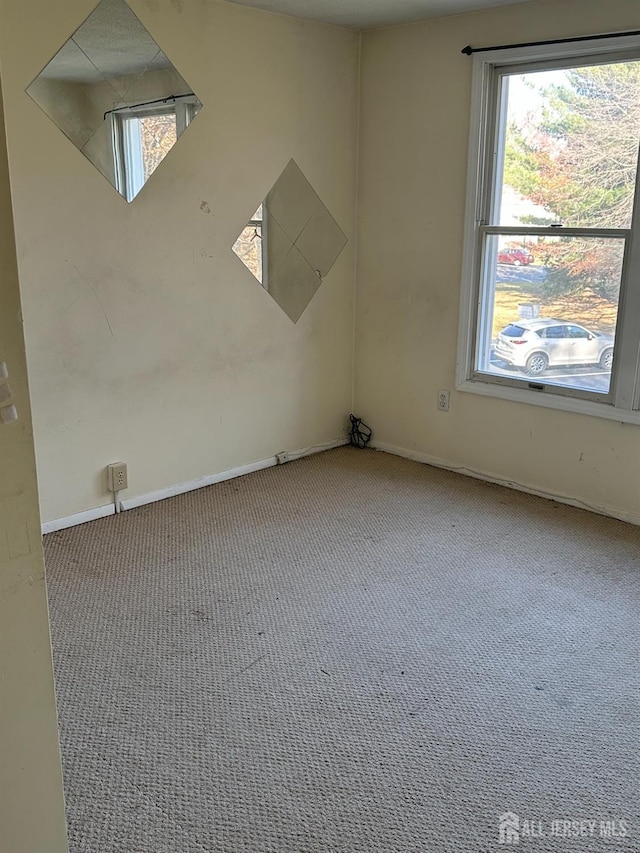 empty room featuring carpet