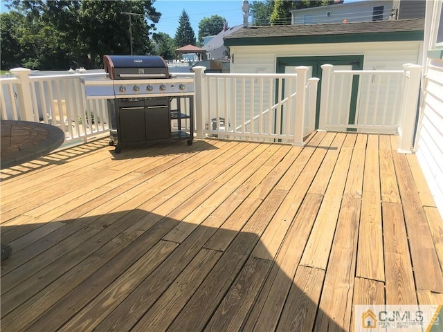 view of deck