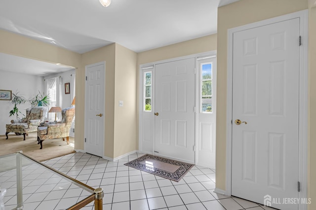 21 Van Hise Ct, East Brunswick, NJ 08816 - foyer featuring light tile patterned floors