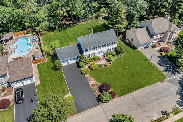21 Van Hise Ct, East Brunswick, NJ 08816 - aerial view of a pool