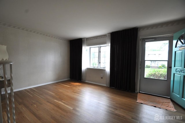19 Clark Pl, Avenel, NJ 07001 - unfurnished room featuring wood finished floors and baseboards