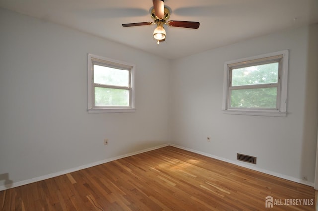 19 Clark Pl, Avenel, NJ 07001 - unfurnished room featuring wood finished floors and ceiling fan