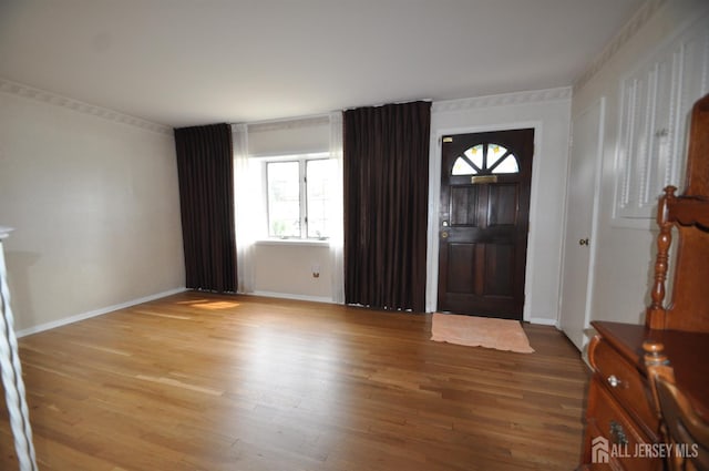 19 Clark Pl, Avenel, NJ 07001 - entrance foyer featuring wood finished floors and baseboards