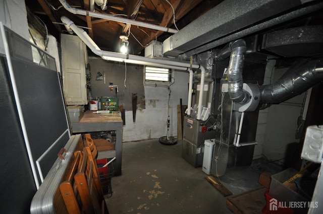 19 Clark Pl, Avenel, NJ 07001 - basement featuring heating unit
