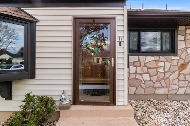 view of entrance to property