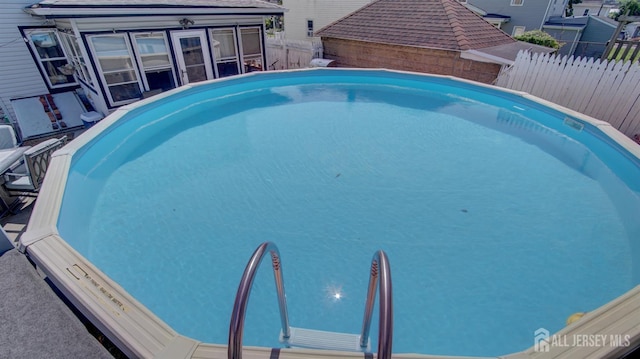 110 N Pine Ave, South Amboy, NJ 08879 - view of swimming pool with a fenced backyard