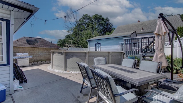 110 N Pine Ave, South Amboy, NJ 08879 - view of patio featuring area for grilling and a deck