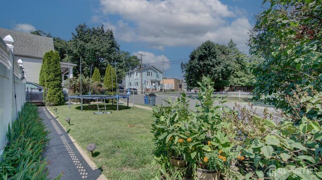 110 N Pine Ave, South Amboy, NJ 08879 - fenced backyard featuring a residential view