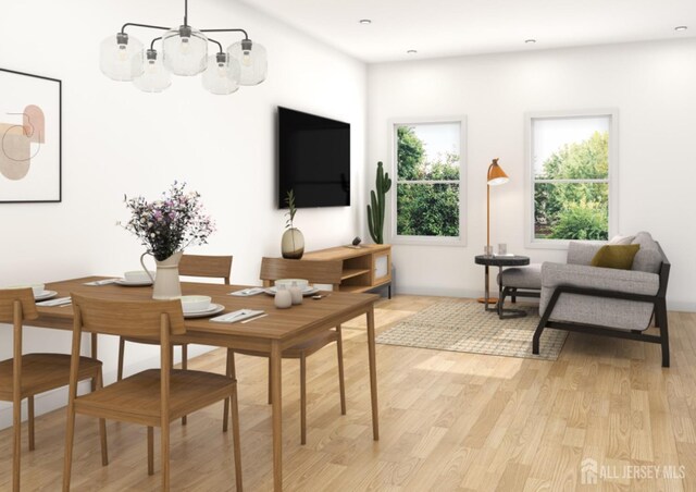 interior space featuring light hardwood / wood-style flooring