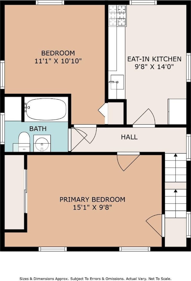 127 Hill St, Highland Park, NJ 08904 - view of floor plan / room layout