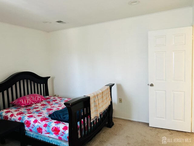144-G Beverly Hill Ter Unit G, Woodbridge Proper, NJ 07095 - bedroom featuring carpet and ornamental molding