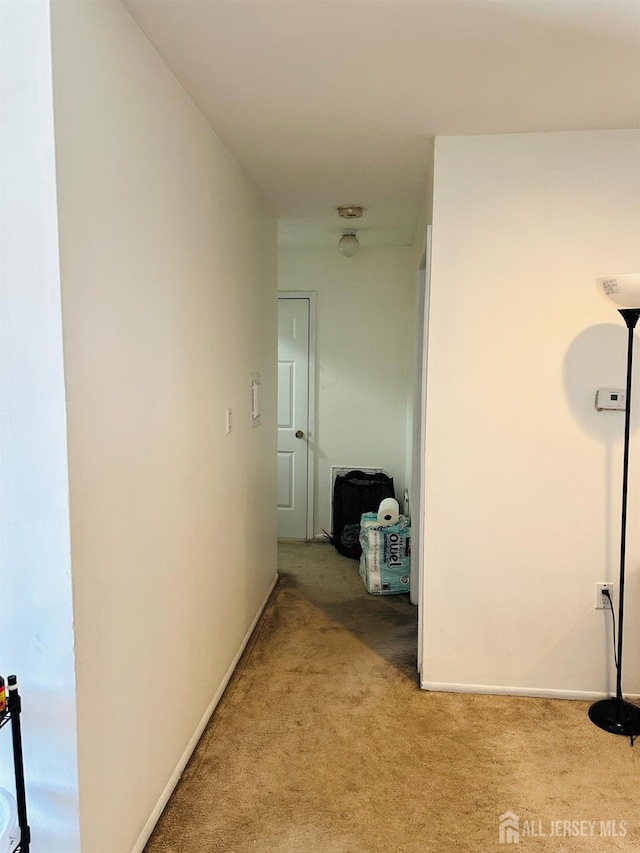 144-G Beverly Hill Ter Unit G, Woodbridge Proper, NJ 07095 - hallway with carpet flooring and baseboards