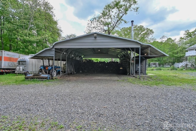 144 E Greystone Rd Unit 146, Old Bridge, NJ 08857 - view of car parking featuring a detached carport
