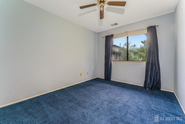 4420 Birchwood Ct, North Brunswick, NJ 08902 - carpeted spare room featuring ceiling fan and baseboards