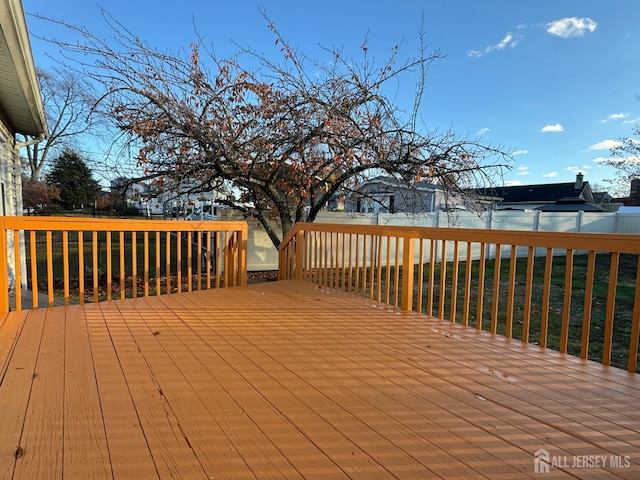 view of deck