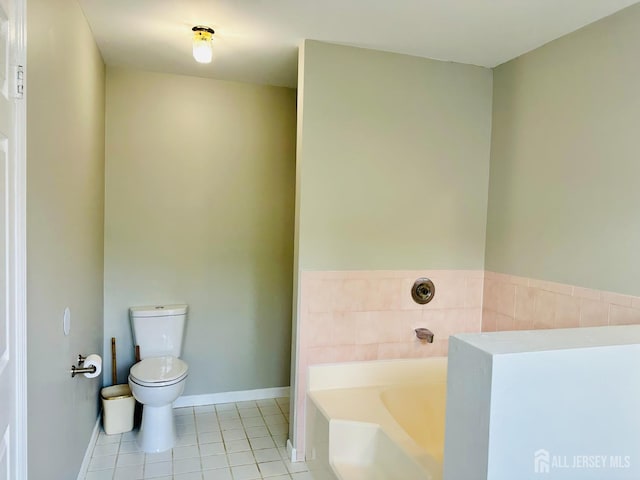 91 Heather Ct, South Brunswick, NJ 08852 - bathroom with tile patterned floors and a bath
