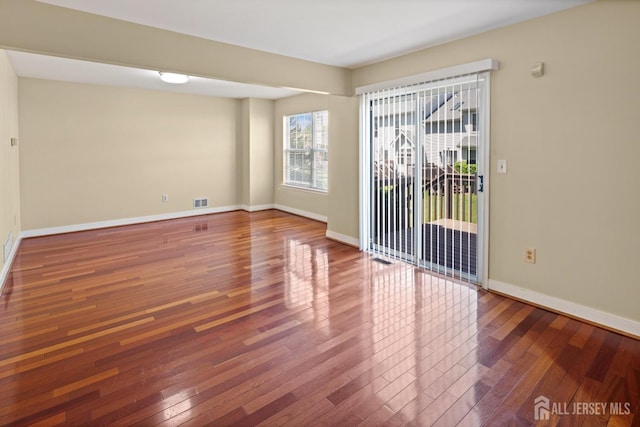 204 Concord Pl, North Brunswick, NJ 08902 - empty room with hardwood / wood-style flooring and baseboards