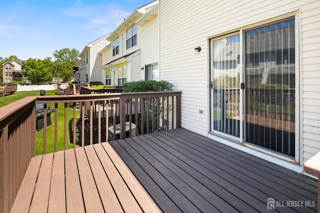204 Concord Pl, North Brunswick, NJ 08902 - deck featuring a residential view and a yard