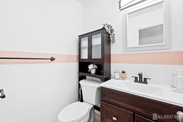 372 Mcdowell Dr, East Brunswick, NJ 08816 - half bath featuring toilet and vanity