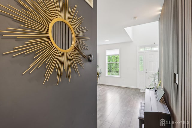 106 Ellsworth Way S, Brunswick, NJ 08852 - hallway with wood finished floors and baseboards