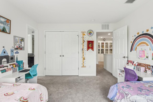 106 Ellsworth Way S, Brunswick, NJ 08852 - carpeted bedroom featuring a closet and baseboards
