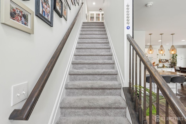 106 Ellsworth Way S, Brunswick, NJ 08852 - stairway featuring recessed lighting