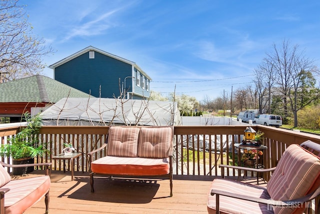 99 William St, South River, NJ 08882 - view of wooden terrace