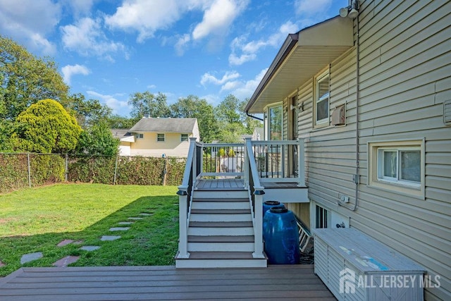 73 Webb Dr, Fords, NJ 08863 - wooden terrace featuring stairway