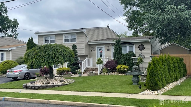 9 Twain Ave, Old Bridge, NJ 08857 - split level home with a front lawn