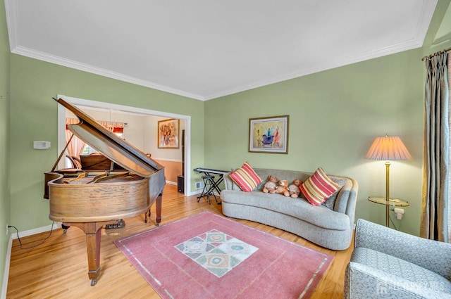 10 Rauer Ct, South Plainfield, NJ 07080 - living area with ornamental molding and wood finished floors