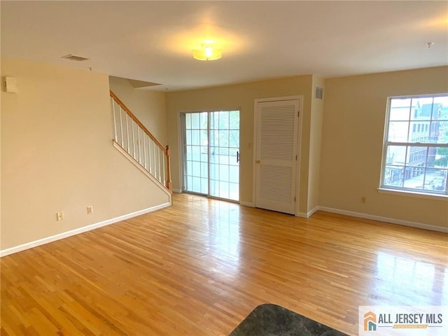 76 Union St Unit A10, Newark, NJ 07105 - entryway with stairway and light wood-style floors