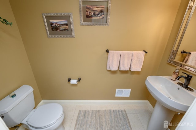 15 Heather Ct, Mansfield, NJ 08022 - half bath featuring toilet and tile patterned flooring