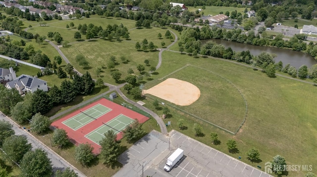 15 Heather Ct, Mansfield, NJ 08022 - drone / aerial view of a large body of water