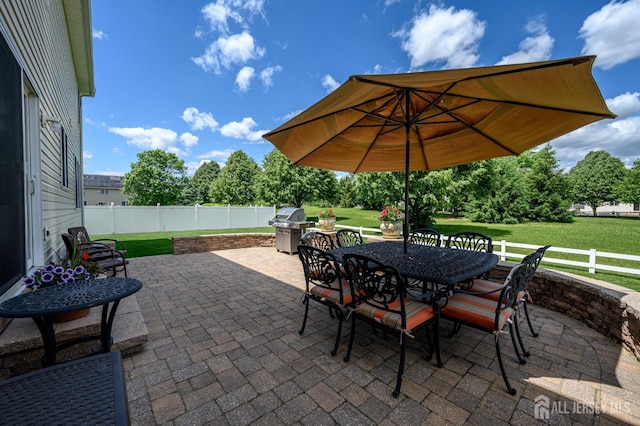 15 Heather Ct, Mansfield, NJ 08022 - view of patio / terrace featuring area for grilling and outdoor dining space