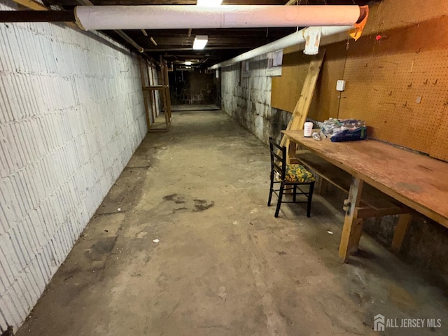 134 S Stevens Ave S, South Amboy, NJ 08879 - view of unfinished basement