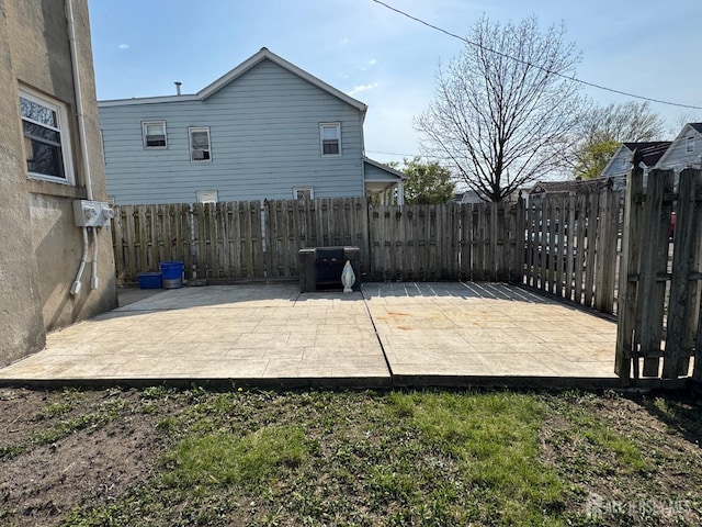 134 S Stevens Ave S, South Amboy, NJ 08879 - view of patio / terrace featuring a fenced backyard
