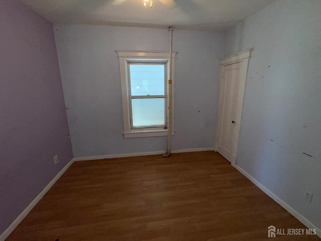 134 S Stevens Ave S, South Amboy, NJ 08879 - empty room with wood finished floors and baseboards
