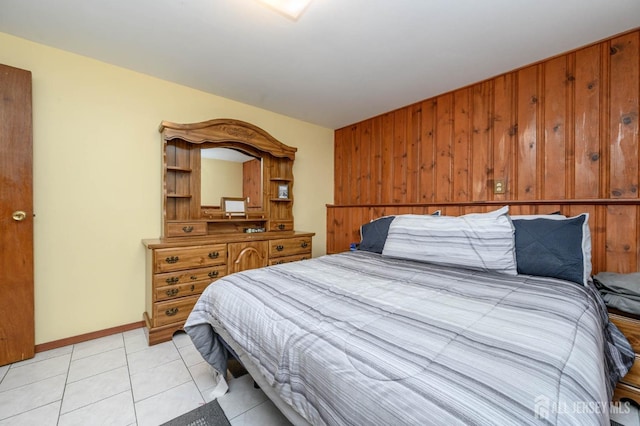 view of tiled bedroom