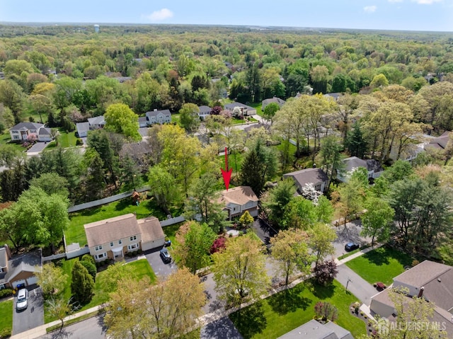 16 Darby Rd, East Brunswick, NJ 08816 - view of property location with a heavily wooded area and nearby suburban area