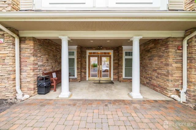 2206 Cedar Village Blvd, East Brunswick, NJ 08816 - view of exterior entry featuring french doors