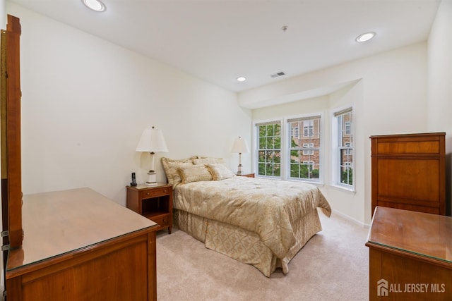 2206 Cedar Village Blvd, East Brunswick, NJ 08816 - bedroom with light carpet and recessed lighting