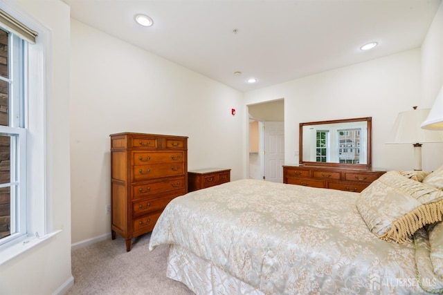 2206 Cedar Village Blvd, East Brunswick, NJ 08816 - bedroom featuring light colored carpet and recessed lighting