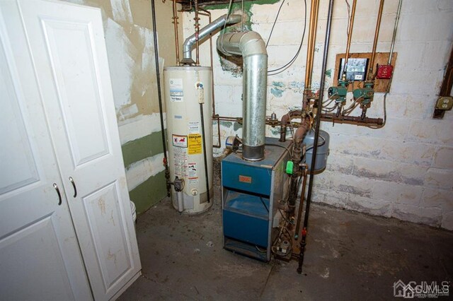 utilities with gas water heater