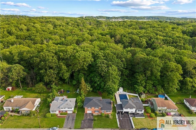 11 Amendola Dr, Netcong, NJ 07857 - aerial perspective of suburban area with a heavily wooded area