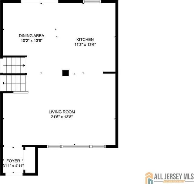 212 Freeman St, Woodbridge Proper, NJ 07095 - view of room layout