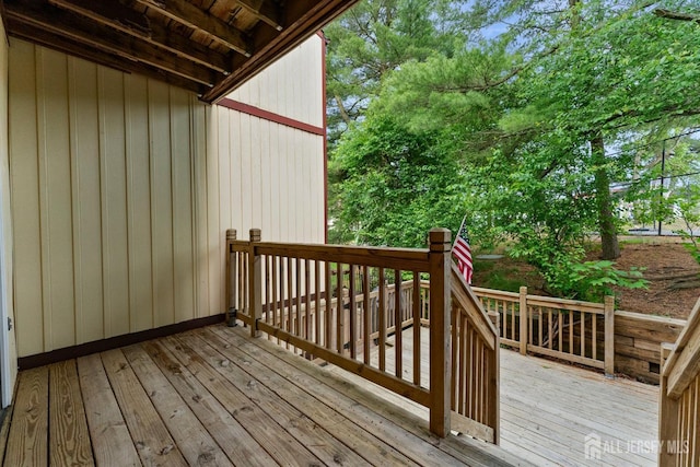 50 Ellen Heath Dr, Matawan, NJ 07747 - view of wooden deck