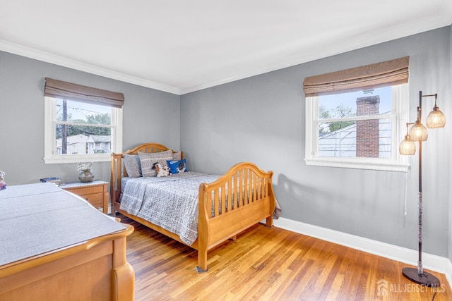 11 Eagle Rd, Edison, NJ 08820 - bedroom featuring ornamental molding and light wood-type flooring